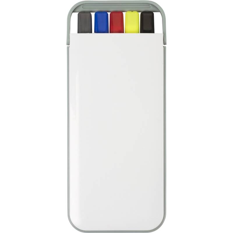 Sada rtů, pentelka, zvýrazňovač v plastovém obalu Sada rtů, pentelka, zvýrazňovač v plastovém obalu